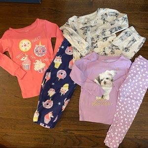 3 Sets of 24 Month Long Sleeve Pajamas. EUC